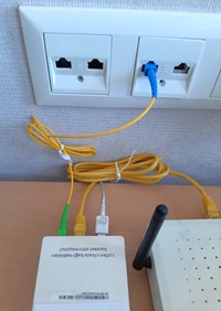 Bükülmüş sarı fiber